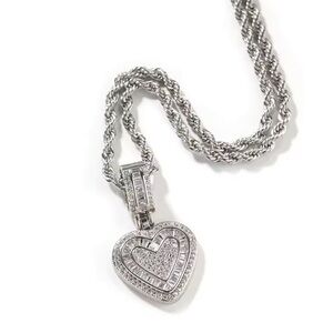 Silver Heart Pendant Necklace